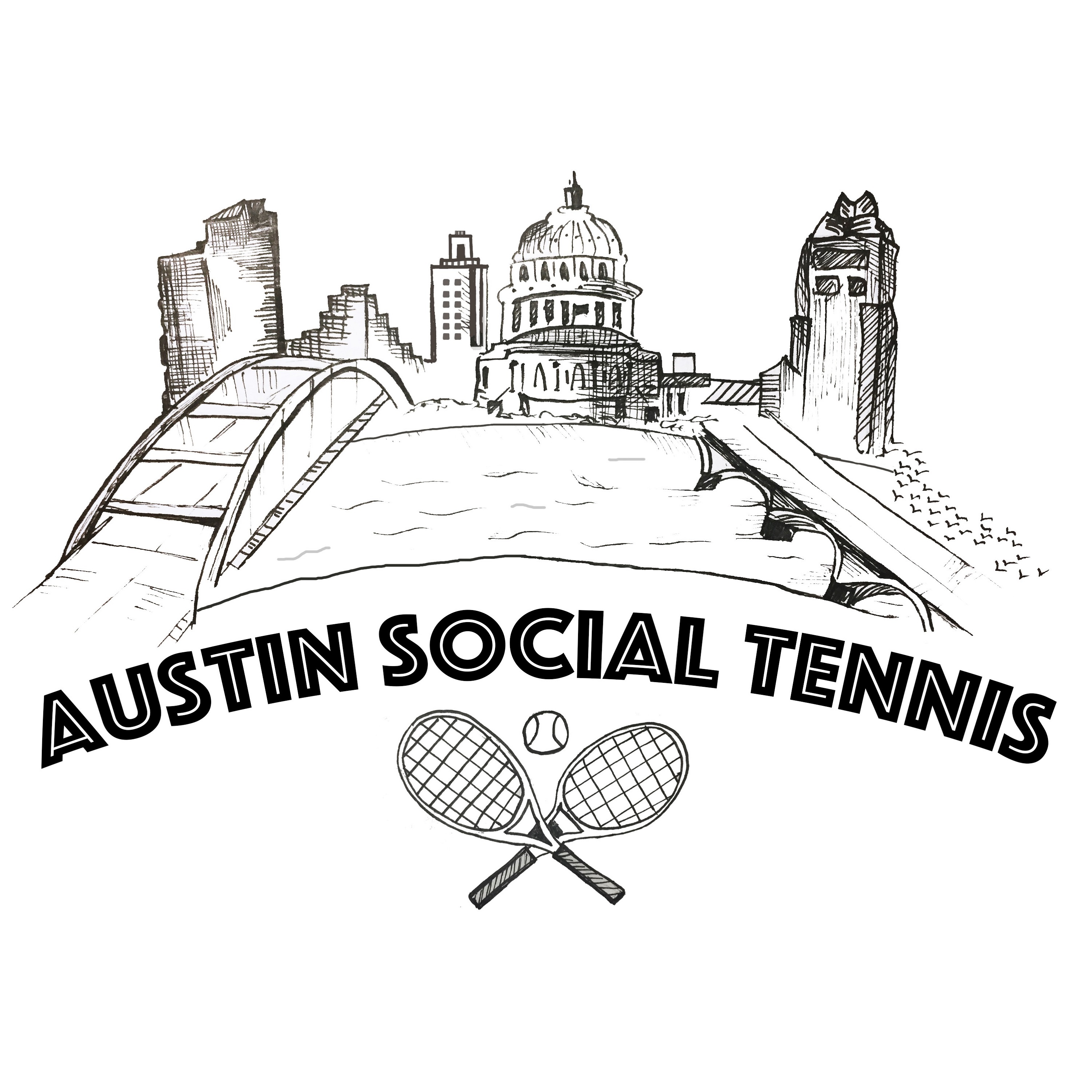 Austin Social Tennis logo