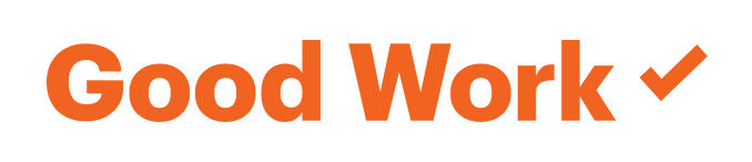 Good Work logo